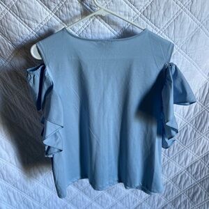 Ruffle off shoulder top